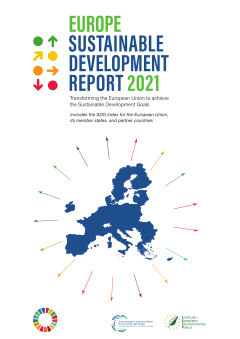 Europe Sustainable Development Report 2021 cover