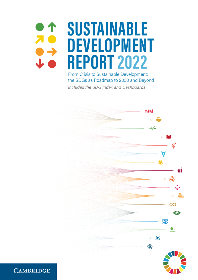 Sustainable Development Report 2022 cover
